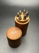 Vintage Vigor 6 Piece Clockmaker Clock Bed Centering Punch