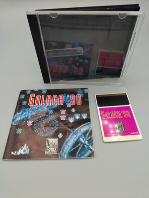 Galaga 90 (Turbo Grafx 16 tg16) Complete in Case Turbografx   CIB