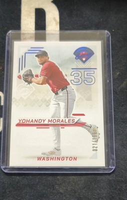 2025 Panini Prospect Edition - Yohandy Morales #44 Blue /199 (RC)
