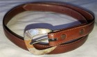 Areias Belt Sterling Silver Leather — photo 1