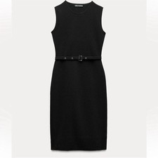 Zara Women's Black and Black Dress