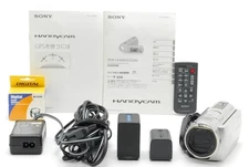 [MINT w/chager] SONY HDR CX500V Digital Video Camera Handycam Silver From JAPAN