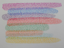 Piero Dorazio "Malonas" Litografia numerata, firmata a mano e datata 1976