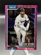 Topps 2026 Dane Myers #279 Miami Marlins Pink Parallel Baseball Card