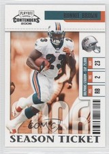 2006 Playoff Contenders Ronnie Brown #54 0f4