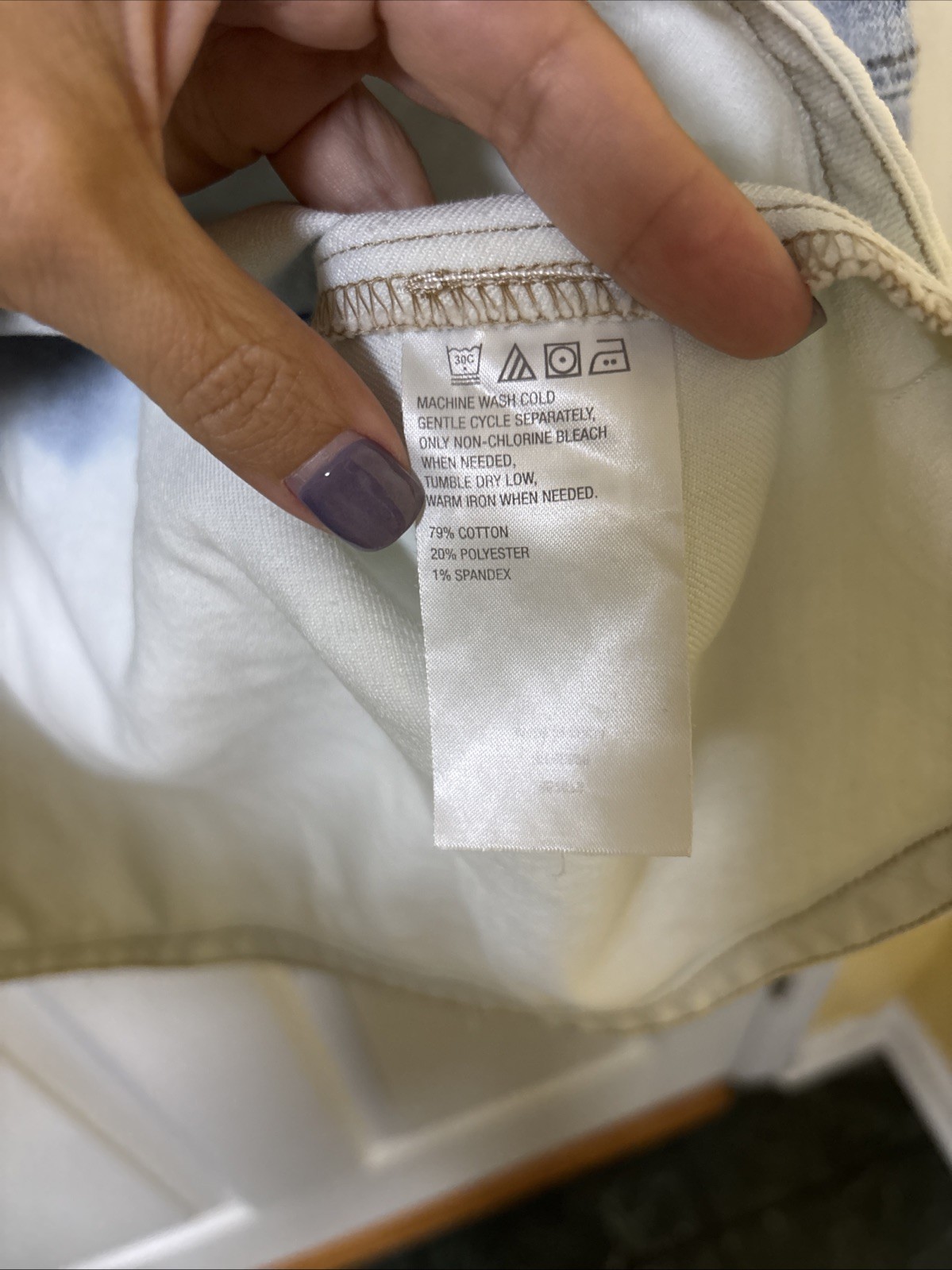 C Wonder by Christian Siriano Denim Peplum Moto Jacket Sz Large Fadeout Wash