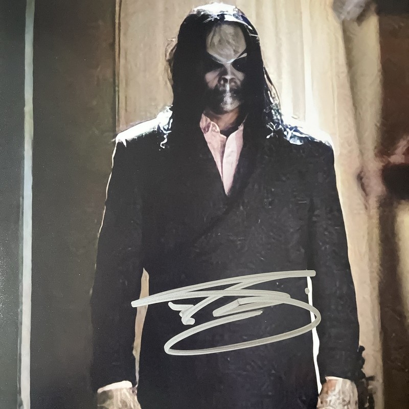 Nick King autograph Bagul Sinister  8x10 photo JSA authenticated