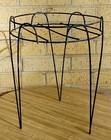 Vintage MCM Hairpin Wire Metal Legs Plant Stand Pot Holder  13"x10" — photo 1