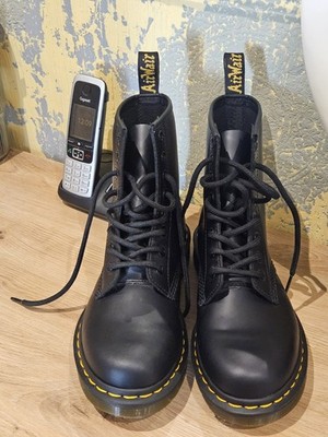 Dr. Martens 1460 Damen Leder Stiefeletten Schwarz EU 37 UK 4 Schnürung