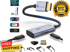 Guermok HDMI to USB-C Adapter 4K Play  Charge XR Converter for XREAL Switch PS5