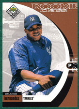 Orlando Hernandez - 1999 UD Choice #14 - Yankees Rookie Class Baseball Card