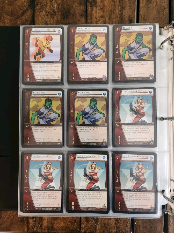 2004 vs System DC Origins Colección Completa Juego Completo De Cada Carta Foto 3 de 4