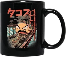 The Black Takaiju Black Coffee Mug – Funny Gift Ceramic Cup