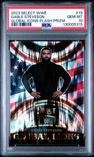 2023 Select WWE Gable Steveson Global Icons-Flash Prizm PSA 10