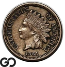 1861 Indian Head Cent Penny, BU++