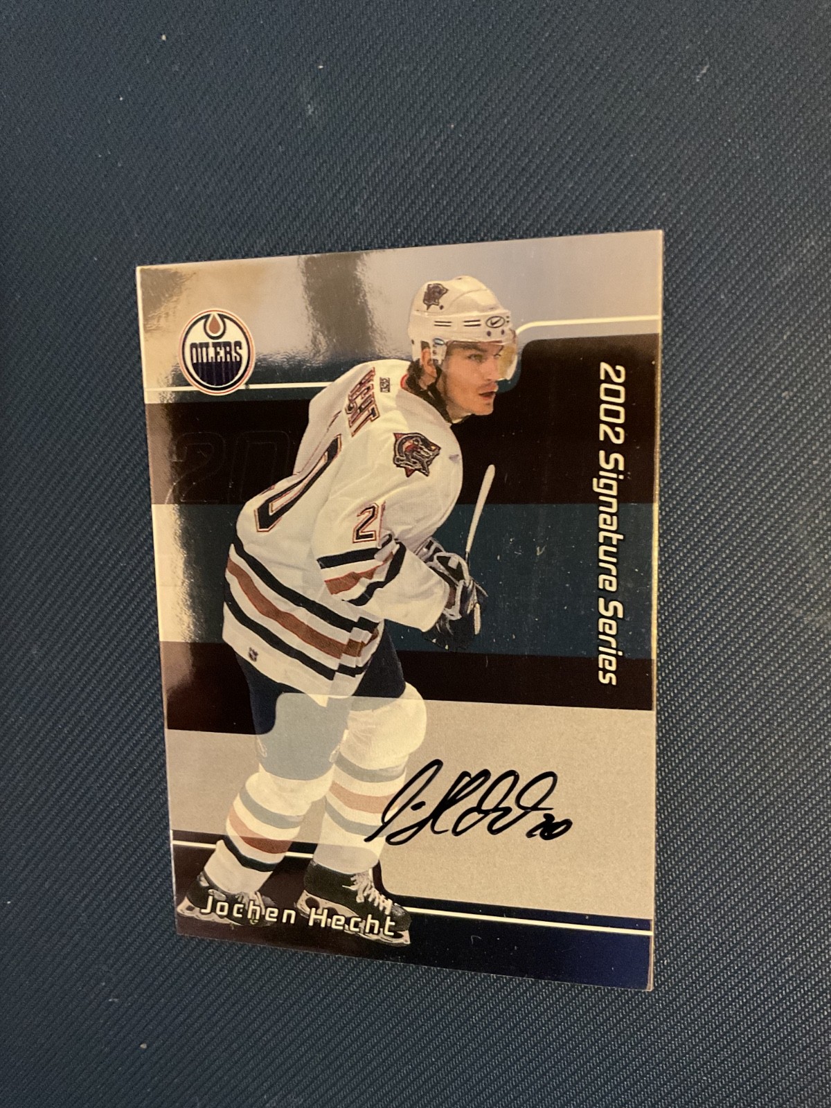 2002 In The Game Signature Series Jochen Hecht Autographed Card