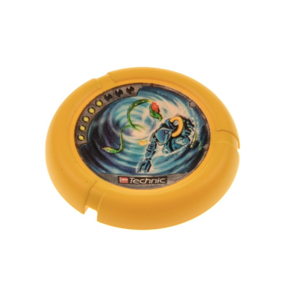 1X Lego Technic Sliding Disk Underwater Slizer Yellow Robot Tentacle 32171PB028