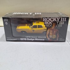 1978 Dodge Monaco Taxi City Cab Co 1982 Rocky III Movie Car 1/18 Greenlight