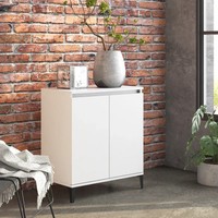 Sideboard Weiß 60X35X70 Cm Holzwerkstoff Kommode Mit Schubladen Wohnzimmer
