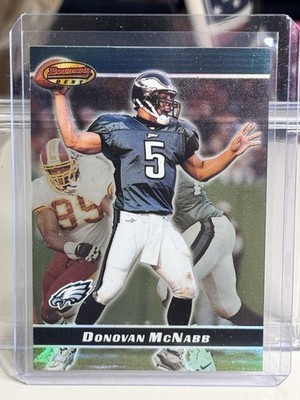 2000 Bowman's Best Donovan McNabb #75 Acetate Parallel SN:005/250