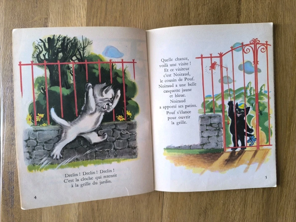 Livre Ancien Jeunesse Pouf Et Son Cousin Édition Gentil Coquelicot Hachette - Photo 4/4