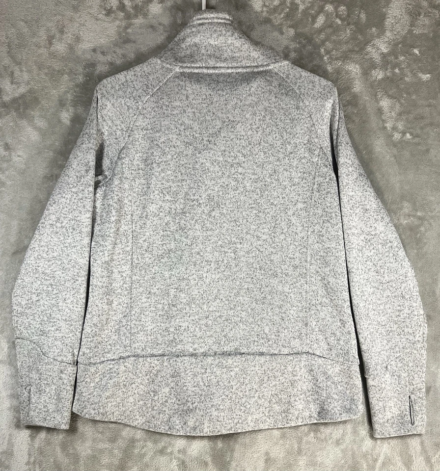 DANSKIN Sudadera Ultra Acogedora Juvenil L 12-14 Baile Capucha Cuello Cremallera Completa Chaqueta Gris Foto 2 de 4