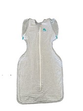 Love to Dream Swaddle Up Gray Stripe Transition Bag Size Medium 13-19 lbs