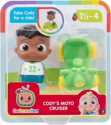 Cocomelon Cody Moto Cruiser Figure Pack   Preschool Vehicle Toy   New