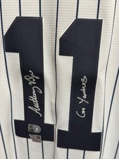 2025 Anthony Volpe Signed Autographed Yankees Nike Jersey Fanatics Under Wraps