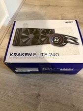 NZXT Kraken Elite 240 2x120mm AiO Liquid CPU Cooler - Matte Black