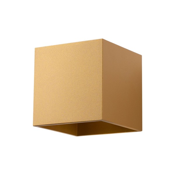 Wandleuchte Up Down Stahl Gold Wohnzimmer KüChe T:12 Cm G9 Wandlampe Esszimmer-image