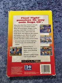 Final Fight CD - Sega CD, 1993 - Complete CIB 