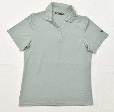 vintage an・an no.14 Under Armour Women's Medium Loose Fit Green Short Sleeve V-Neck