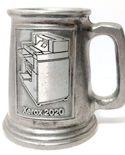 Vintage 1980s Xerox 2020 Copier Pewter Mug Tankard Advertising Memorabilia
