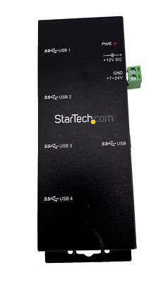 StarTech 4-Port Industrial USB 3.0 Hub ST4300USBM - with Power Cable