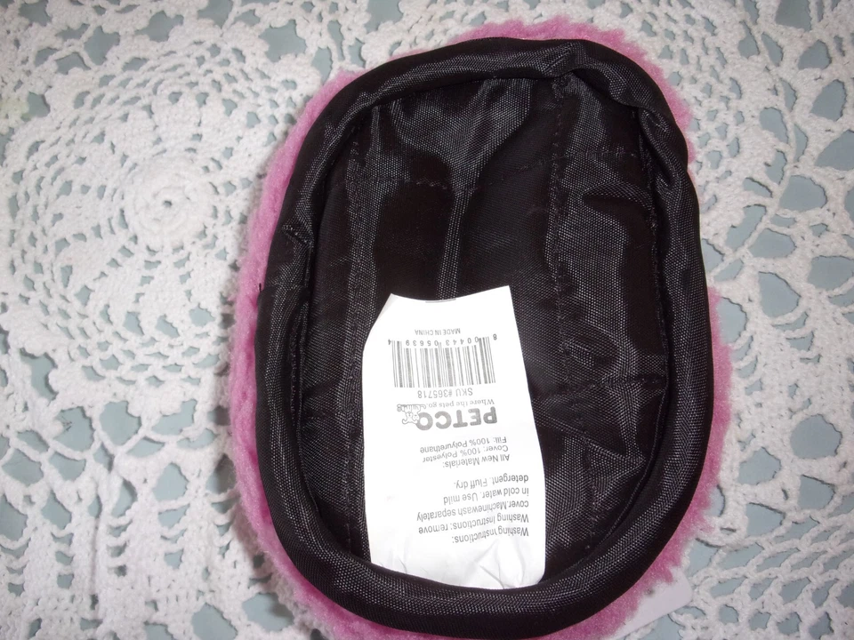 Rosa FLEECE Pequeño Animal Donut Cama Hámster Ratones etc Foto 2 de 2