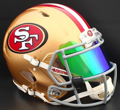 【再お値下げ！】NFL 49ers ヘルメット オーダー］リデル NFL レプリカヘルメット（1/1サイズ） 49ers