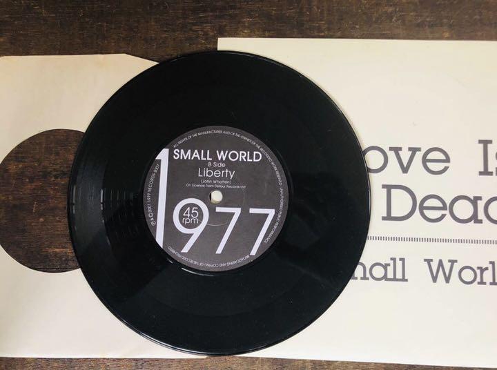 Small World / Love Is Dead7” Vinyl LP 2001 JP 1977 Records 1977