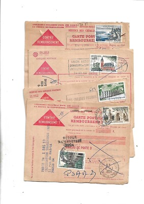 um 1960. Philatelie. Nur auf Briefen. 13 Falten. Frankaturen. Tarife.