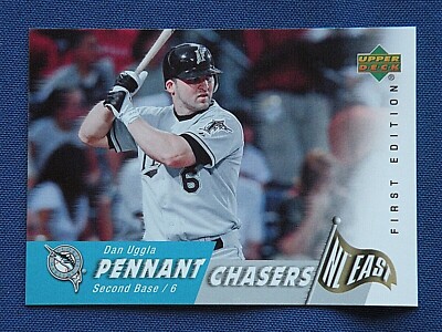 2007 UD First Edition Baseball Pennant Chasers Dan Uggla Marlins #PC-DU