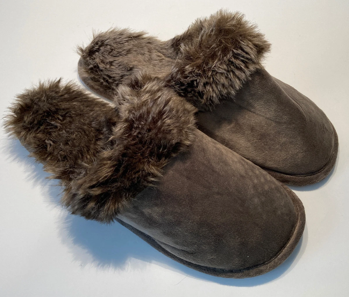 Restoration hardware slippers faux fur sale