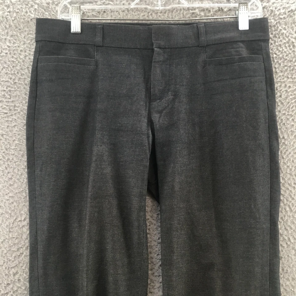 Pantalones de vestir Banana Republic S Loan para mujer 2 (32x28 real) gris tiro bajo Foto 2 de 4