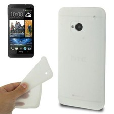 Silicone Case Cover Pouch Protection For HTC One M7 Transparent