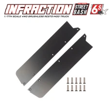 3mm NYLON SIDE SKIRT PLATE - 55mm WIDE ARA320509 FOR RC ARRMA 1/7 INFRACTION 6S