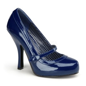 blue mary janes