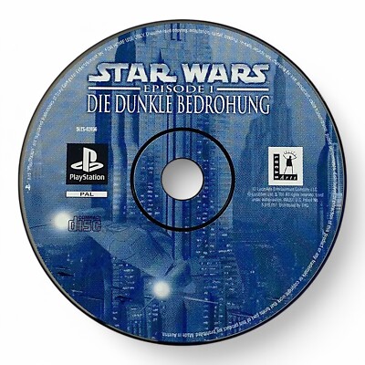 PS1 - Star Wars Episode 1 Die dunkle Bedrohung / The Phantom Menace DE nur CD