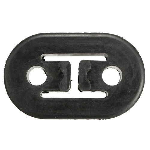 2Pc Black 8mm Polyurethane Car Exhaust Muffler Hangers Mount Bracket