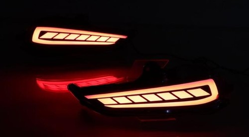 Per Toyota Yaris 2017 2018 LED Paraurti Posteriore Riflettore Fanale Posteriore Luce Freno - Foto 7 di 7