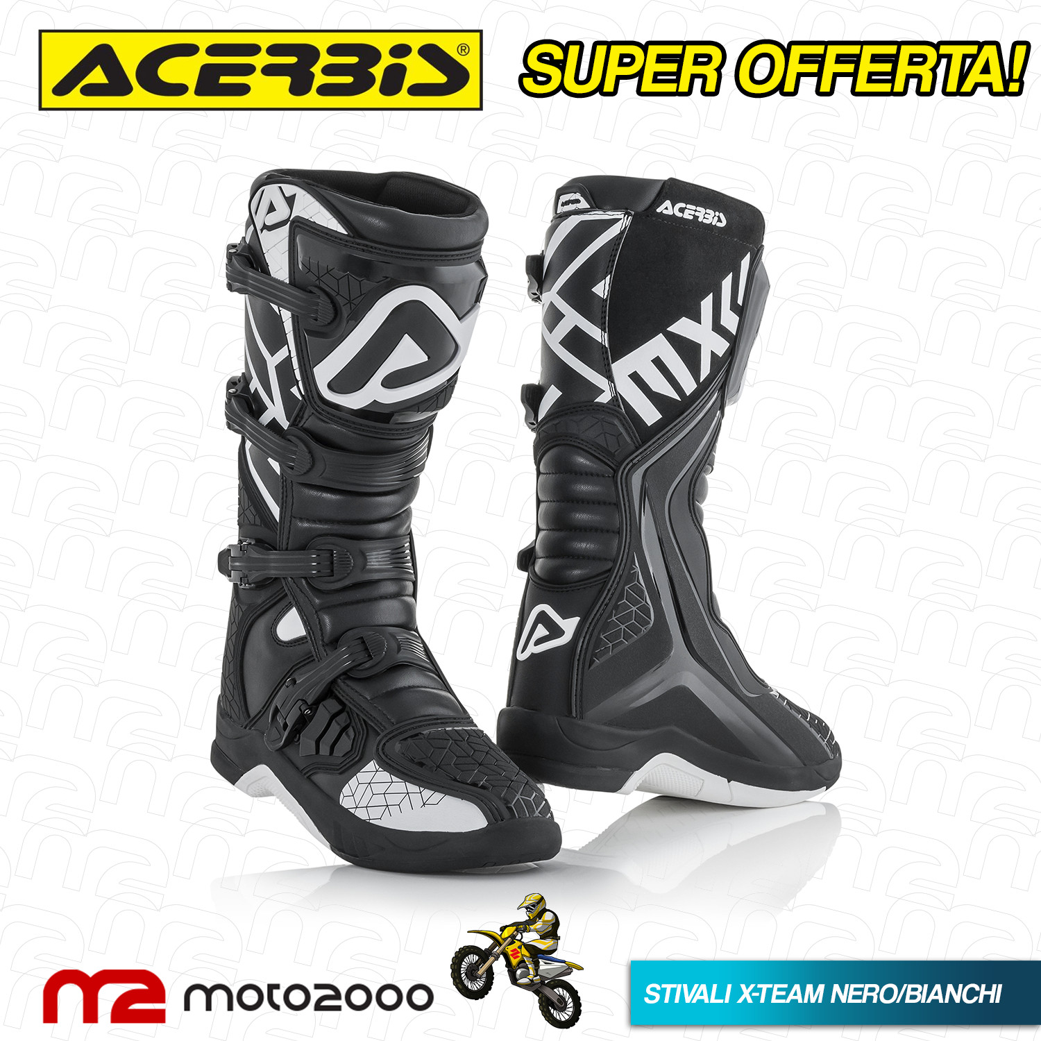 NOVITÀ STIVALI UOMO DONNA MOTO CROSS ACERBIS 2021 ENDURO OFF ROAD PIT BIKE QUAD