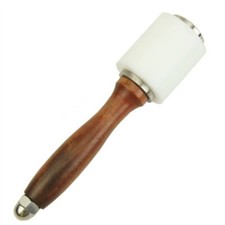 Leather Cutting Carving Hammer Craft Strengthen PE Wooden Stamping Tools 8.2 In